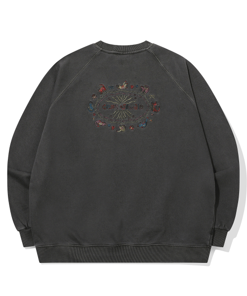 CPGN STUDIO（コンパーニョ）の「キャットステッチレグランピグメントスウェットスモークブラック（スウェット・レディース・その他・MEDIUM/LARGE）」の3枚目の写真