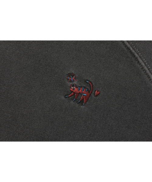 CPGN STUDIO（コンパーニョ）の「キャットステッチレグランピグメントスウェットスモークブラック（スウェット・レディース・その他・MEDIUM/LARGE）」の5枚目の写真