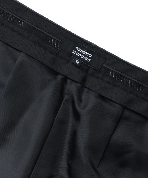 MUSINSA STANDARD WOMAN（ムシンサスタンダードウーマン）の「ウィメンズウールフランネルワイドスラックス[ミディアムグレー]（スラックス・レディース・その他・30/29/31/24/25/26/27/28）」の5枚目の写真