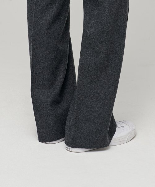MUSINSA STANDARD WOMAN（ムシンサスタンダードウーマン）の「ウィメンズウールフランネルワイドスラックス[ミディアムグレー]（スラックス・レディース・その他・30/29/31/24/25/26/27/28）」の7枚目の写真