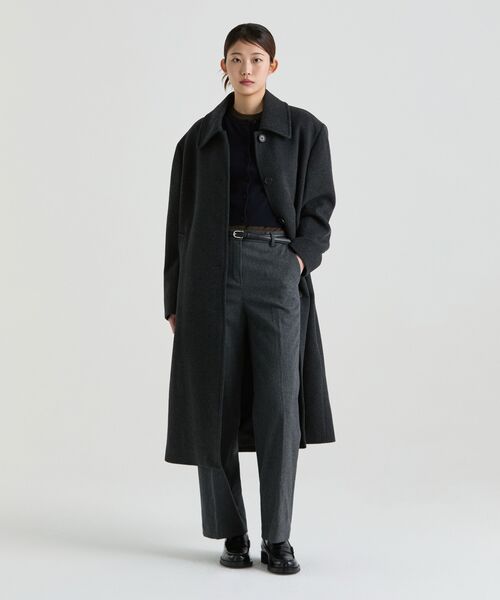 MUSINSA STANDARD WOMAN（ムシンサスタンダードウーマン）の「ウィメンズウールフランネルワイドスラックス[ミディアムグレー]（スラックス・レディース・その他・30/29/31/24/25/26/27/28）」の10枚目の写真