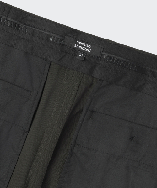 MUSINSA STANDARD（ムシンサスタンダード）の「セミワイド隠しバンディングスラックス[ダスティカーキ]（スラックス・メンズ・その他・40/38/33/26/27/28/29/42/36/34/32/30/31）」の9枚目の写真