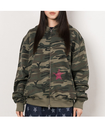 WEBHOUSE（ウェブハウス）の「ツイスタースターポケットフードジップアップ - カモ（パーカー）」