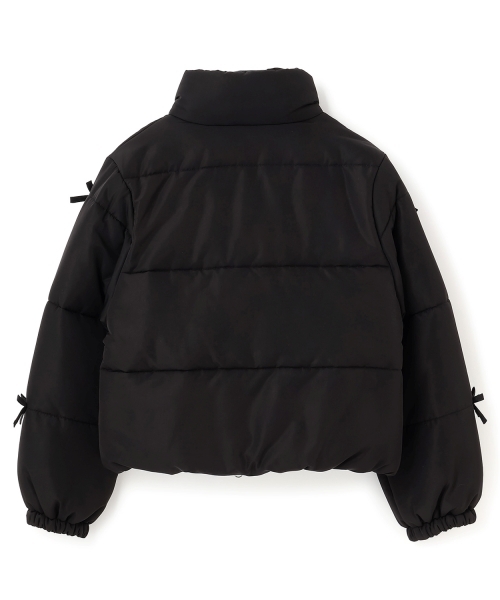 セール】【撥水・蓄熱】ミニリボンパフショートブルゾン（ブルゾン