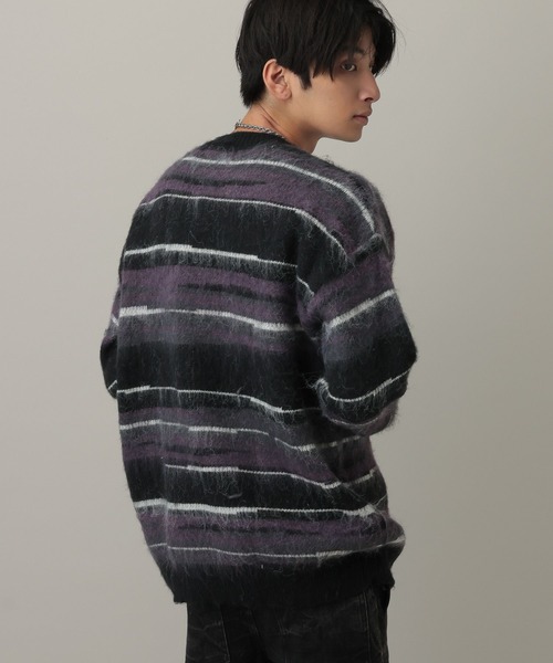 セール】LAND MUSEUM／モヘアボーダーニットプルオーバー（ニット