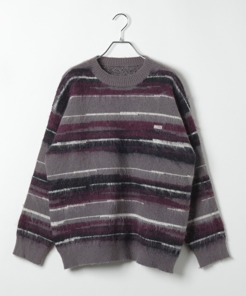 セール】LAND MUSEUM／モヘアボーダーニットプルオーバー（ニット