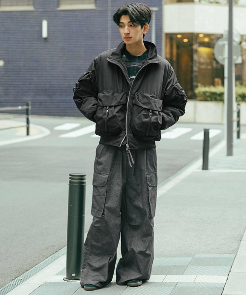 LAND MUSEUM(ランドミュージアム)の「LAND MUSEUM/モヘアボーダーニットプルオーバー(ニット/セーター・メンズ・レッド/パープル・LARGE/MEDIUM)」の3枚目の写真
