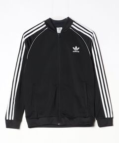 ブランド古着】ベロア トラックジャケット ライン入り（ジャージ