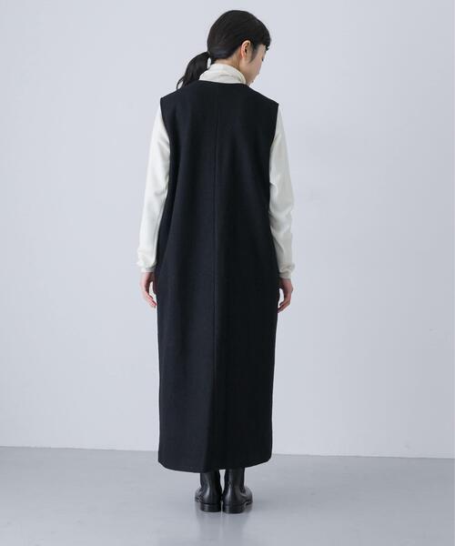 かぐれ（カグレ）の「ウールタックジャンパースカート（ワンピース・レディース・ブラック・FREE）」の8枚目の写真