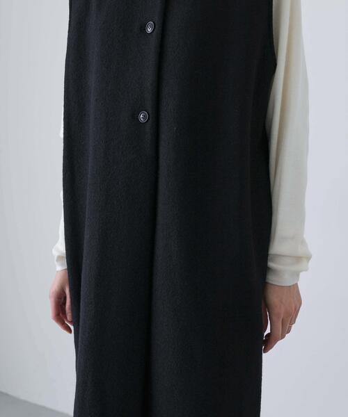 かぐれ（カグレ）の「ウールタックジャンパースカート（ワンピース・レディース・ブラック・FREE）」の10枚目の写真