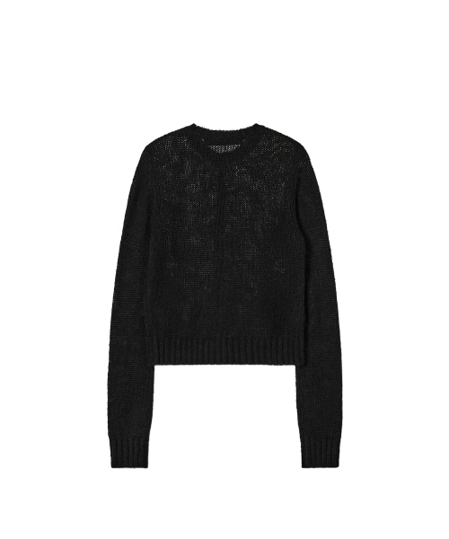 Rest&Recreation(レストアンドレクリエーション)の「BUTTON HOLE KNIT CARDIGAN - BLACK(ニット/セーター・レディース・その他・ONE)」の2枚目の写真