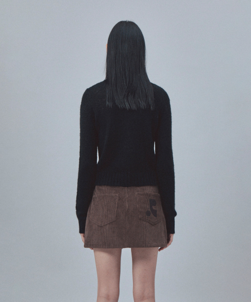 Rest&Recreation(レストアンドレクリエーション)の「BUTTON HOLE KNIT CARDIGAN - BLACK(ニット/セーター・レディース・その他・ONE)」の5枚目の写真