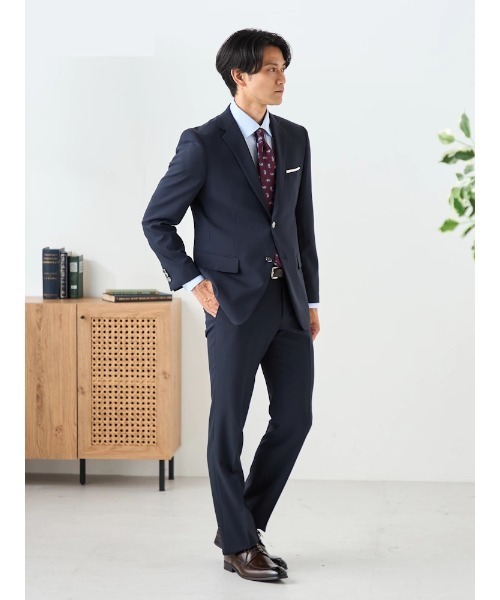 HARUYAMA(ハルヤマ)の「【WEB限定】ジャケット 2つボタン ネイビー 無地 ストレッチ メタルボタン 通年(テーラードジャケット・メンズ・ネイビー・A4/A5/A6/A7/AB4/AB5/AB6/AB7/BB4/BB5/BB6/BB7)」の7枚目の写真