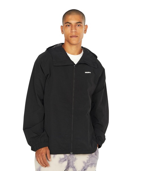 HUF(ハフ)の「ALL CAPS SHELL JACKET(ブルゾン・メンズ・ブラック・S/M/L/XL/XXL)」の4枚目の写真