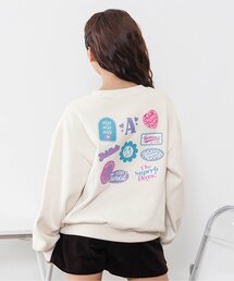 algy | 裏起毛バックワッペントレーナー(スウェット)