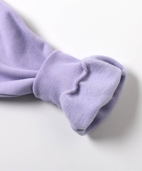 algy（アルジー）の「裏起毛バックワッペントレーナー（スウェット・キッズ・チャコール/ラベンダー/オフホワイト・XX-SMALL/X-SMALL/SMALL/MEDIUM）」の10枚目の写真