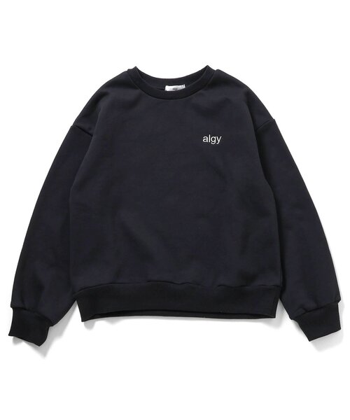 algy（アルジー）の「裏起毛バックワッペントレーナー（スウェット・キッズ・チャコール/ラベンダー/オフホワイト・XX-SMALL/X-SMALL/SMALL/MEDIUM）」の16枚目の写真