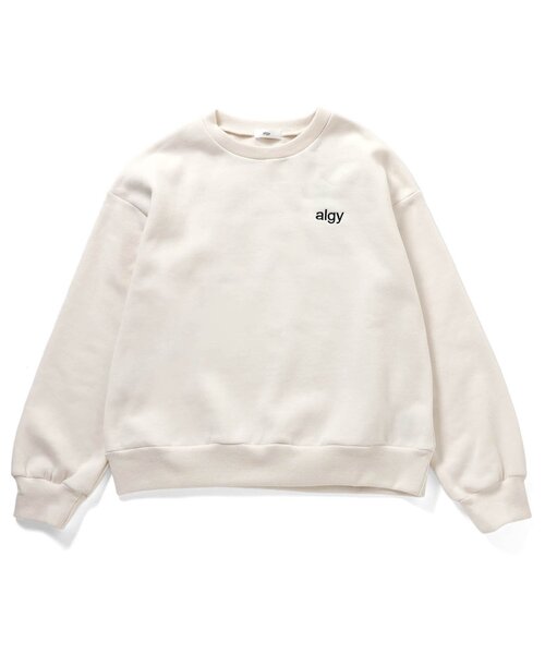 algy（アルジー）の「裏起毛バックワッペントレーナー（スウェット・キッズ・チャコール/ラベンダー/オフホワイト・XX-SMALL/X-SMALL/SMALL/MEDIUM）」の13枚目の写真