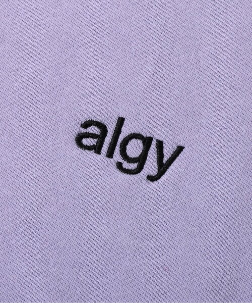 algy（アルジー）の「裏起毛バックワッペントレーナー（スウェット・キッズ・チャコール/ラベンダー/オフホワイト・XX-SMALL/X-SMALL/SMALL/MEDIUM）」の6枚目の写真