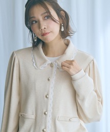 marun（マルン）の「＜大きいサイズ＞金ボタンショート丈カーディガン marun（カーディガン/ボレロ）」