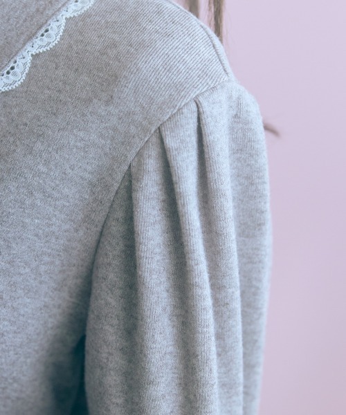 marun（マルン）の「＜大きいサイズ＞金ボタンショート丈カーディガン marun（カーディガン/ボレロ・レディース・ブラック/グレー/ベージュ・L/LL/3L/4L/5L）」の19枚目の写真