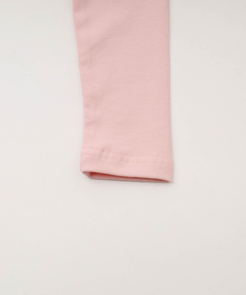 URBAN CHERRY(アーバンチェリー)の「フロントリボンデザインスクエアネックトップス(Tシャツ/カットソー・キッズ・ピンク・110cm/120cm/130cm/140cm)」の8枚目の写真