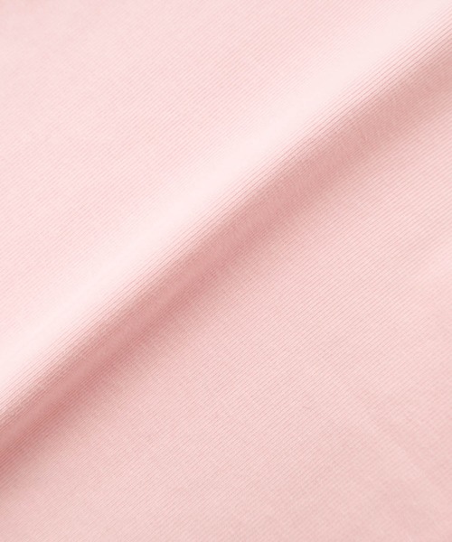 URBAN CHERRY(アーバンチェリー)の「フロントリボンデザインスクエアネックトップス(Tシャツ/カットソー・キッズ・ピンク・110cm/120cm/130cm/140cm)」の2枚目の写真