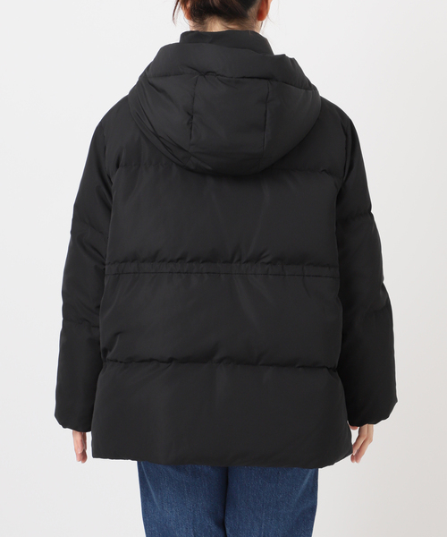 B.C STOCK（ベーセーストック）の「撥水 / 撥油 / フラッフィーフーディミトンダウン（ブルゾン・レディース・ブラック/アイボリー/ブルー・SMALL/MEDIUM）」の15枚目の写真