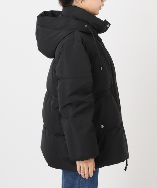 B.C STOCK（ベーセーストック）の「撥水 / 撥油 / フラッフィーフーディミトンダウン（ブルゾン・レディース・ブラック/アイボリー/ブルー・SMALL/MEDIUM）」の16枚目の写真