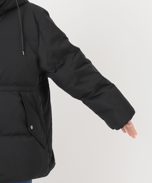 B.C STOCK（ベーセーストック）の「撥水 / 撥油 / フラッフィーフーディミトンダウン（ブルゾン・レディース・ブラック/アイボリー/ブルー・SMALL/MEDIUM）」の18枚目の写真