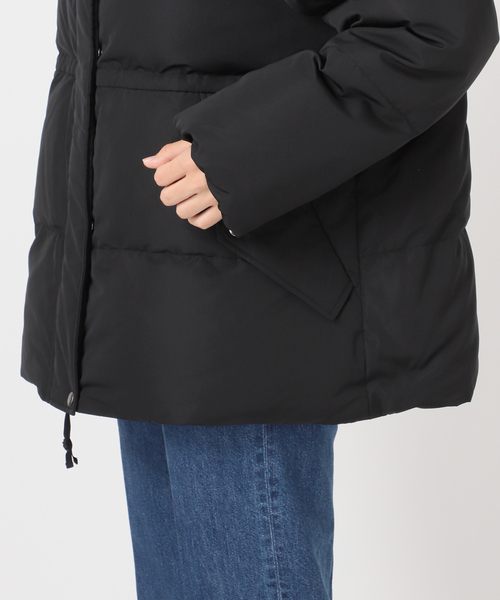 B.C STOCK（ベーセーストック）の「撥水 / 撥油 / フラッフィーフーディミトンダウン（ブルゾン・レディース・ブラック/アイボリー/ブルー・SMALL/MEDIUM）」の19枚目の写真