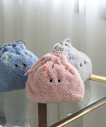colleca la（コレカラ）の「ふわふわモンスター巾着（ポーチ・キッズ）」
