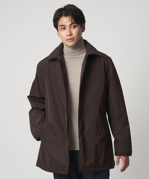 A DAY IN THE LIFE UNITED ARROWS(アデイインザライフユナイテッドアローズ)の「中綿 ミドルステンカラージャケット-撥水-<A DAY IN THE LIFE>(その他アウター・メンズ・ダークブラウン/ブラック・M/XL/L)」の8枚目の写真
