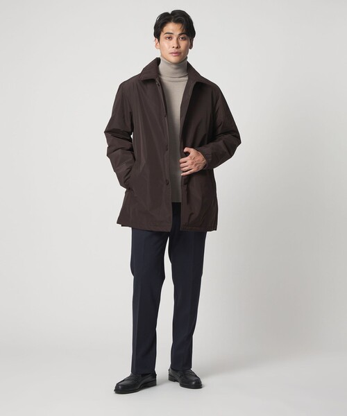 A DAY IN THE LIFE UNITED ARROWS(アデイインザライフユナイテッドアローズ)の「中綿 ミドルステンカラージャケット-撥水-<A DAY IN THE LIFE>(その他アウター・メンズ・ダークブラウン/ブラック・M/XL/L)」の10枚目の写真