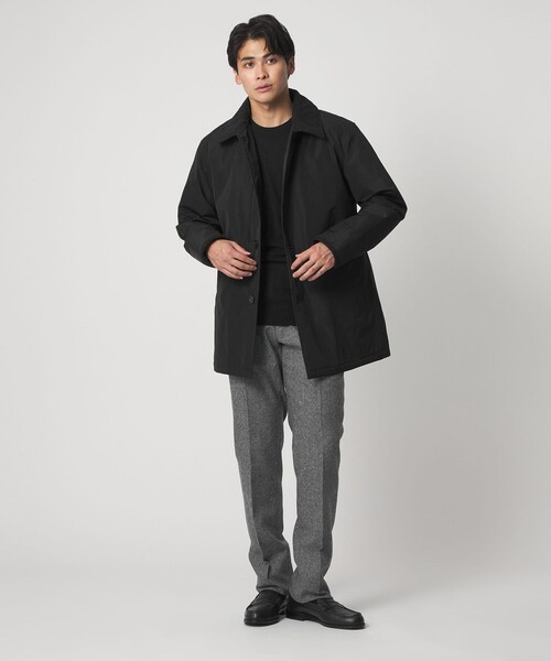 A DAY IN THE LIFE UNITED ARROWS(アデイインザライフユナイテッドアローズ)の「中綿 ミドルステンカラージャケット-撥水-<A DAY IN THE LIFE>(その他アウター・メンズ・ダークブラウン/ブラック・M/XL/L)」の12枚目の写真
