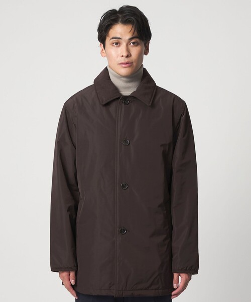 A DAY IN THE LIFE UNITED ARROWS(アデイインザライフユナイテッドアローズ)の「中綿 ミドルステンカラージャケット-撥水-<A DAY IN THE LIFE>(その他アウター・メンズ・ダークブラウン/ブラック・M/XL/L)」の14枚目の写真