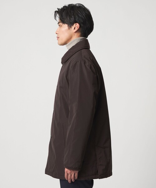 A DAY IN THE LIFE UNITED ARROWS(アデイインザライフユナイテッドアローズ)の「中綿 ミドルステンカラージャケット-撥水-<A DAY IN THE LIFE>(その他アウター・メンズ・ダークブラウン/ブラック・M/XL/L)」の15枚目の写真