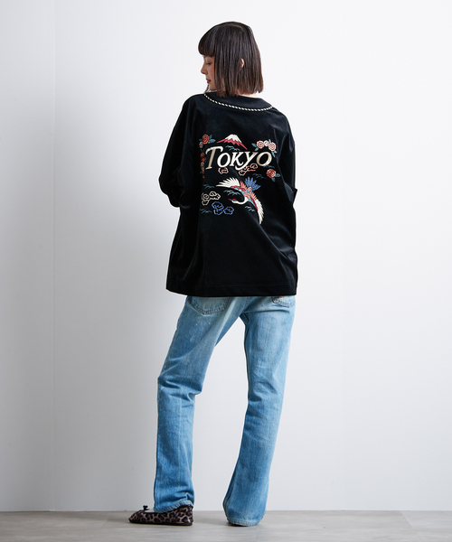 PARIS SAINT-GERMAIN(パリサンジェルマン)の「【Paris Saint-Germain / パリ・サン=ジェルマン】 JP SAKURA FLIGHT CARDIGAN(その他アウター・メンズ・ブラック・LARGE/MEDIUM)」の7枚目の写真