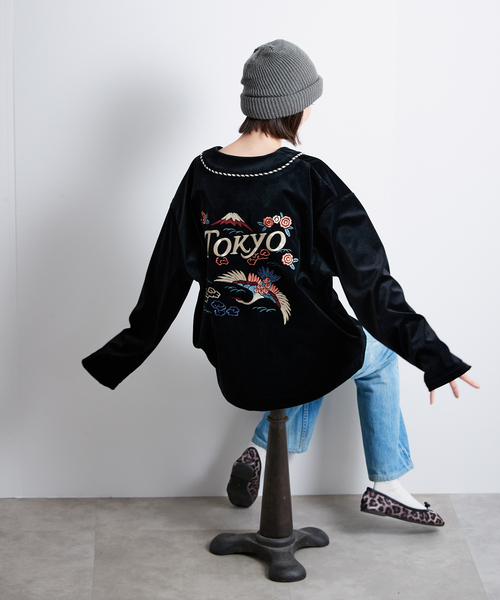 PARIS SAINT-GERMAIN(パリサンジェルマン)の「【Paris Saint-Germain / パリ・サン=ジェルマン】 JP SAKURA FLIGHT CARDIGAN(その他アウター・メンズ・ブラック・LARGE/MEDIUM)」の12枚目の写真