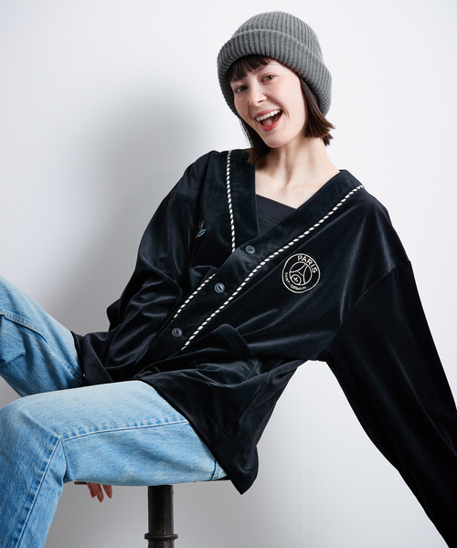 PARIS SAINT-GERMAIN(パリサンジェルマン)の「【Paris Saint-Germain / パリ・サン=ジェルマン】 JP SAKURA FLIGHT CARDIGAN(その他アウター・メンズ・ブラック・LARGE/MEDIUM)」の13枚目の写真