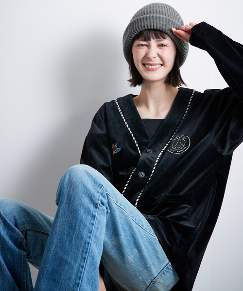 PARIS SAINT-GERMAIN(パリサンジェルマン)の「【Paris Saint-Germain / パリ・サン=ジェルマン】 JP SAKURA FLIGHT CARDIGAN(その他アウター・メンズ・ブラック・LARGE/MEDIUM)」の14枚目の写真