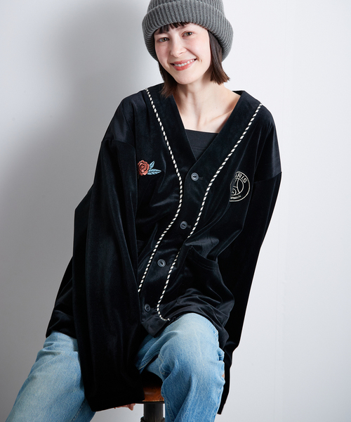 PARIS SAINT-GERMAIN(パリサンジェルマン)の「【Paris Saint-Germain / パリ・サン=ジェルマン】 JP SAKURA FLIGHT CARDIGAN(その他アウター・メンズ・ブラック・LARGE/MEDIUM)」の16枚目の写真