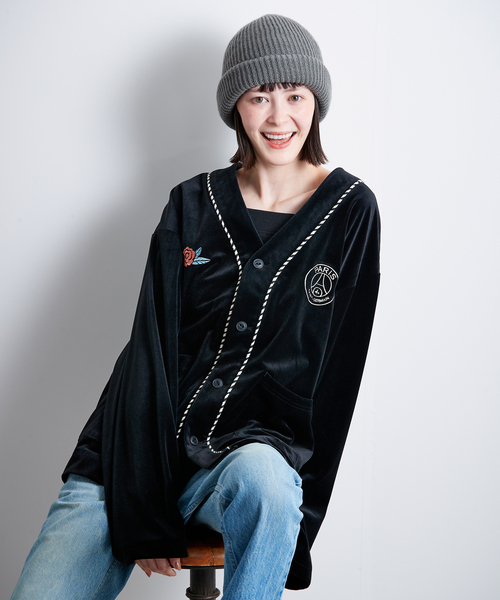 PARIS SAINT-GERMAIN(パリサンジェルマン)の「【Paris Saint-Germain / パリ・サン=ジェルマン】 JP SAKURA FLIGHT CARDIGAN(その他アウター・メンズ・ブラック・LARGE/MEDIUM)」の17枚目の写真