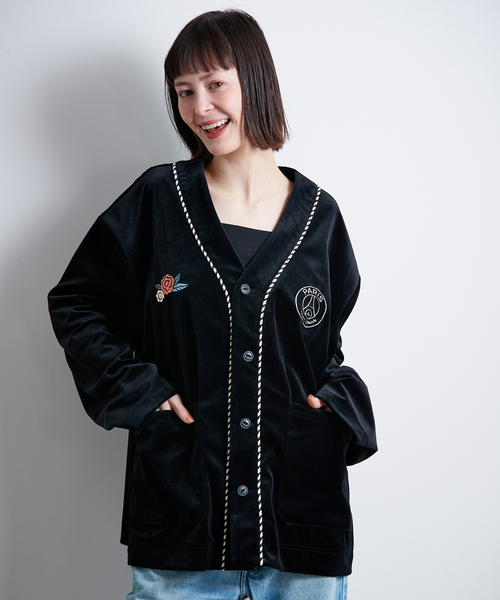 PARIS SAINT-GERMAIN(パリサンジェルマン)の「【Paris Saint-Germain / パリ・サン=ジェルマン】 JP SAKURA FLIGHT CARDIGAN(その他アウター・メンズ・ブラック・LARGE/MEDIUM)」の20枚目の写真