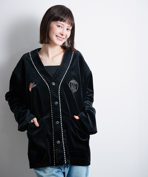 PARIS SAINT-GERMAIN(パリサンジェルマン)の「【Paris Saint-Germain / パリ・サン=ジェルマン】 JP SAKURA FLIGHT CARDIGAN(その他アウター・メンズ・ブラック・LARGE/MEDIUM)」の21枚目の写真