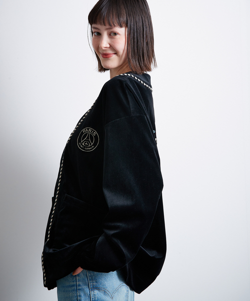 PARIS SAINT-GERMAIN(パリサンジェルマン)の「【Paris Saint-Germain / パリ・サン=ジェルマン】 JP SAKURA FLIGHT CARDIGAN(その他アウター・メンズ・ブラック・LARGE/MEDIUM)」の22枚目の写真