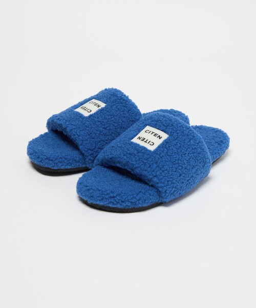 CITEN（シテン）の「＜CITEN＞ボアスリッパシューズ（その他シューズ・レディース・オフホワイト/オレンジ/ロイヤルブルー・S/M/L）」の4枚目の写真