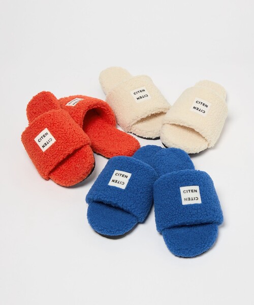 CITEN（シテン）の「＜CITEN＞ボアスリッパシューズ（その他シューズ・レディース・オフホワイト/オレンジ/ロイヤルブルー・S/M/L）」の19枚目の写真