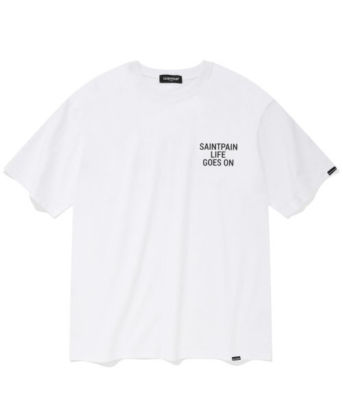 SAINTPAIN(セイントペイン)の「SPライフゴーズオンティーホワイト(Tシャツ/カットソー・レディース・その他・MEDIUM/LARGE)」の2枚目の写真