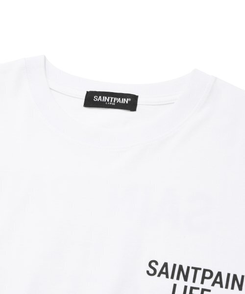 SAINTPAIN(セイントペイン)の「SPライフゴーズオンティーホワイト(Tシャツ/カットソー・レディース・その他・MEDIUM/LARGE)」の4枚目の写真